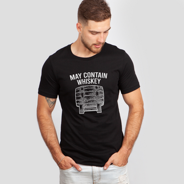 may contain whiskey barrel black shirt